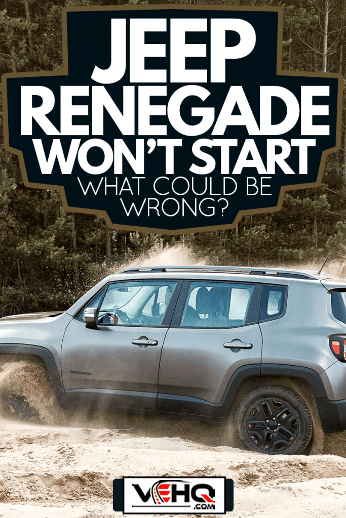 un in the desert with a 4x4 car. Jeep Renegade is doing great in the slushy sand, Jeep Renegade Won't Start —What Could Be Wrong?