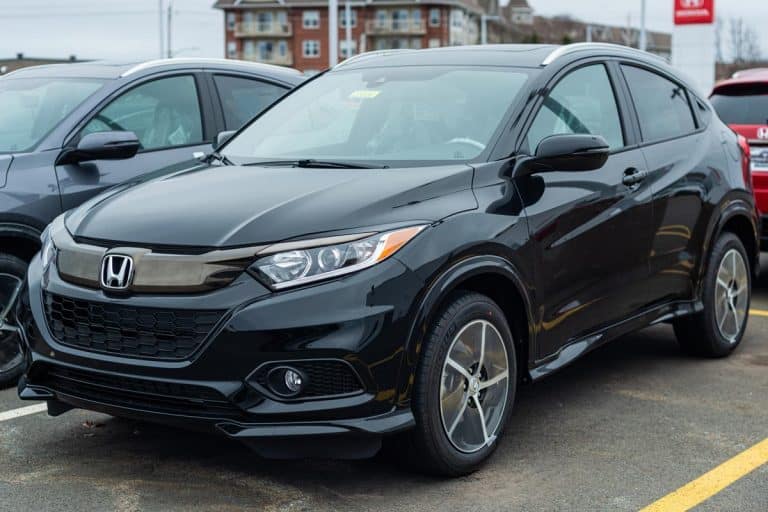 A new Honda HR-V compact sport utility vehicle at a dealership, Does The Honda HR-V Have 4 Doors?