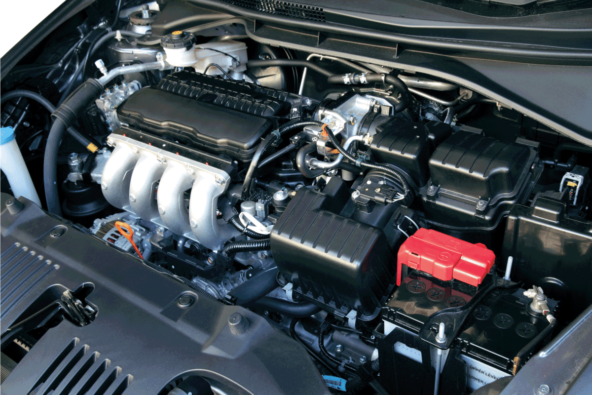 clean car engine photo