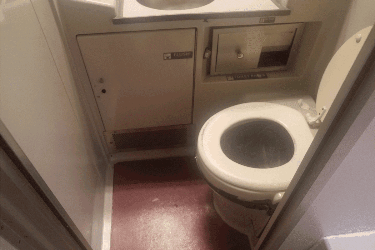 toilet and sink in bathroom or restroom. Should You Keep Water In An RV Toilet