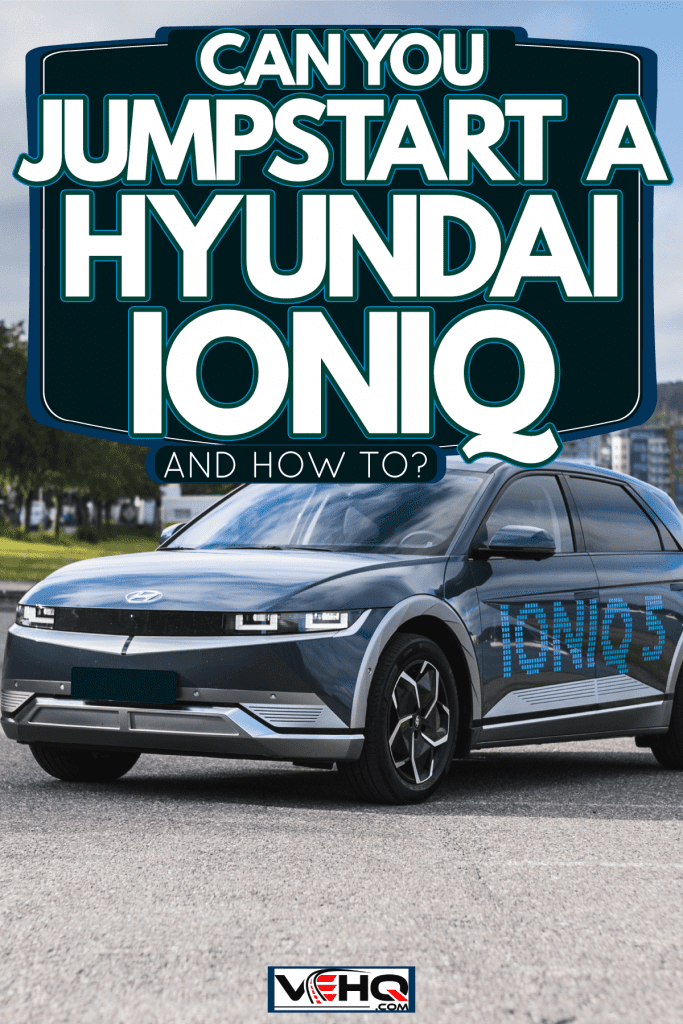 A modern gray Hyundai Ioniq 5 photographed near the river, Can You Jumpstart A Hyundai Ioniq (And How To)?