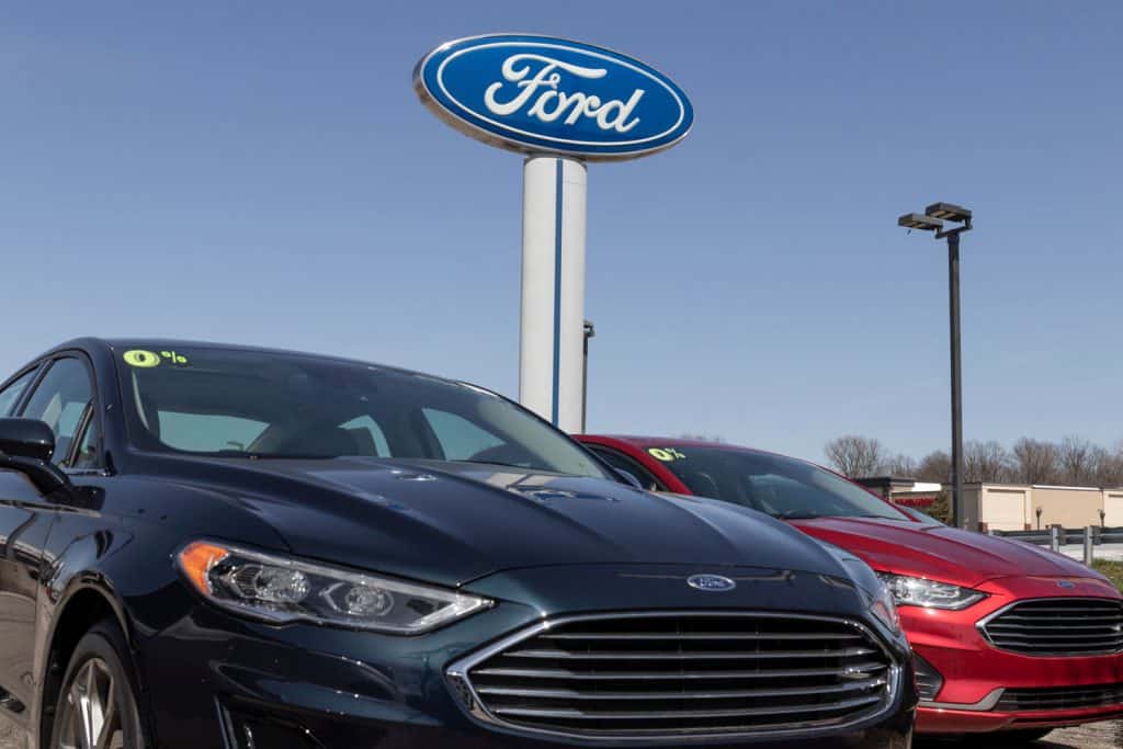 Ford Fusion display at a dealership, How To Remote Start A Ford Fusion