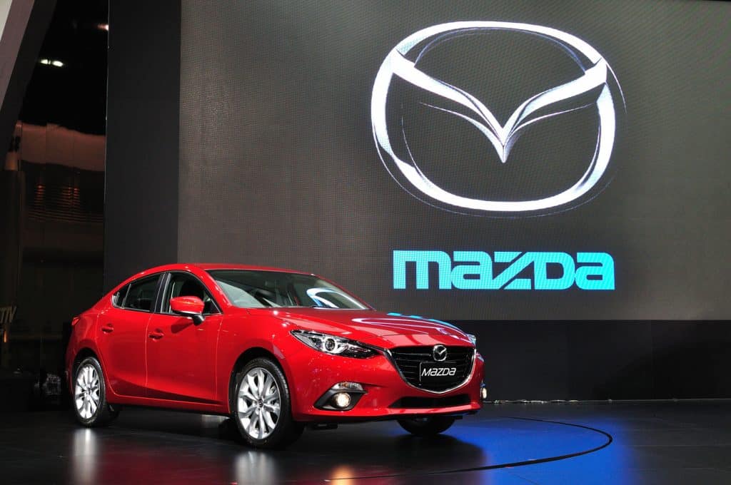  New Mazda 3 on display