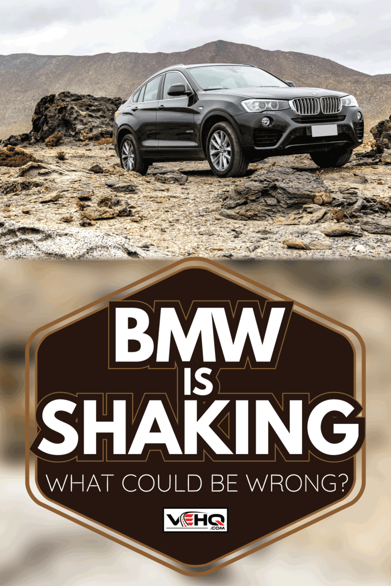 New black crossover BMW F26 X4 is parked at the stone desert. BMW Is Shaking—What Could Be Wrong