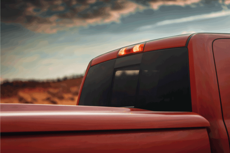 Pick up rear window with illumination at the evening. Do the Rear Windows on a Toyota Tundra Roll Down
