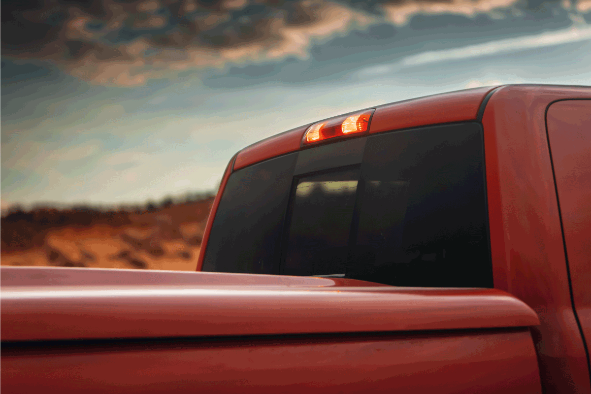 Pick up rear window with illumination at the evening. Do the Rear Windows on a Toyota Tundra Roll Down