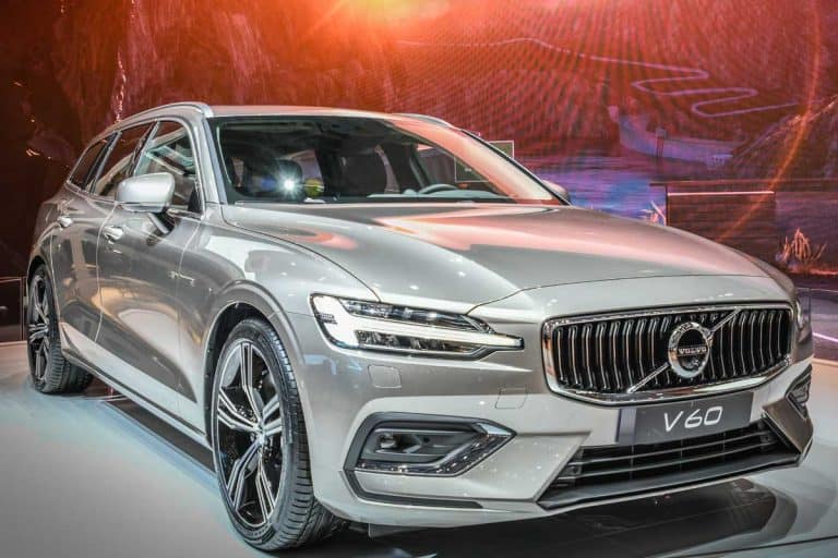 Volvo V60 at international motor show, How Much Can A Volvo V60 Tow?