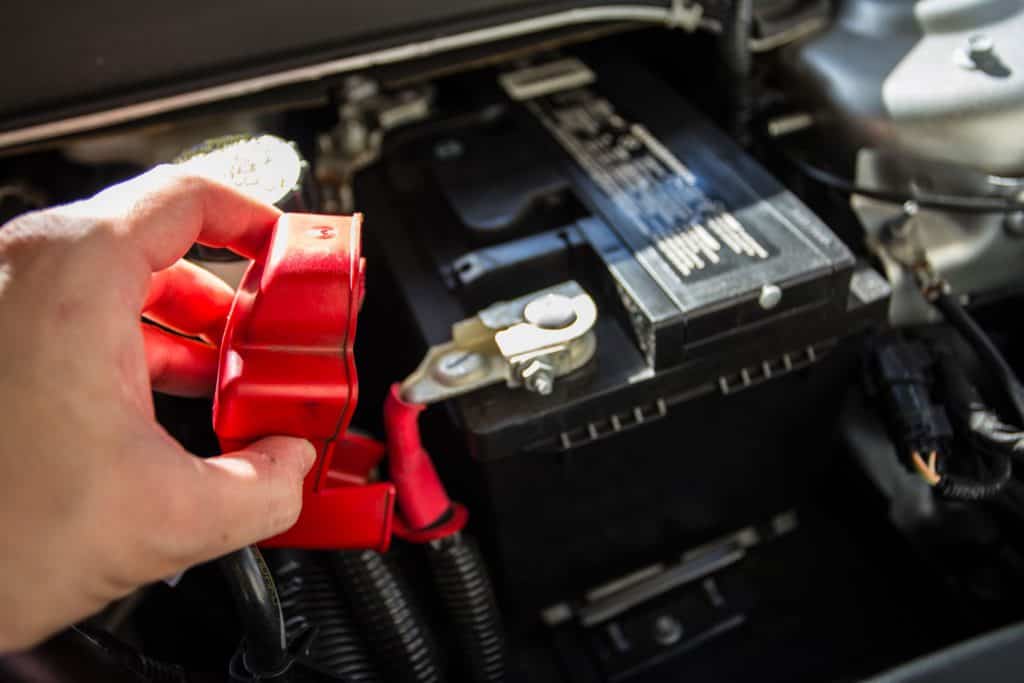 Car battery cable periodic checkup