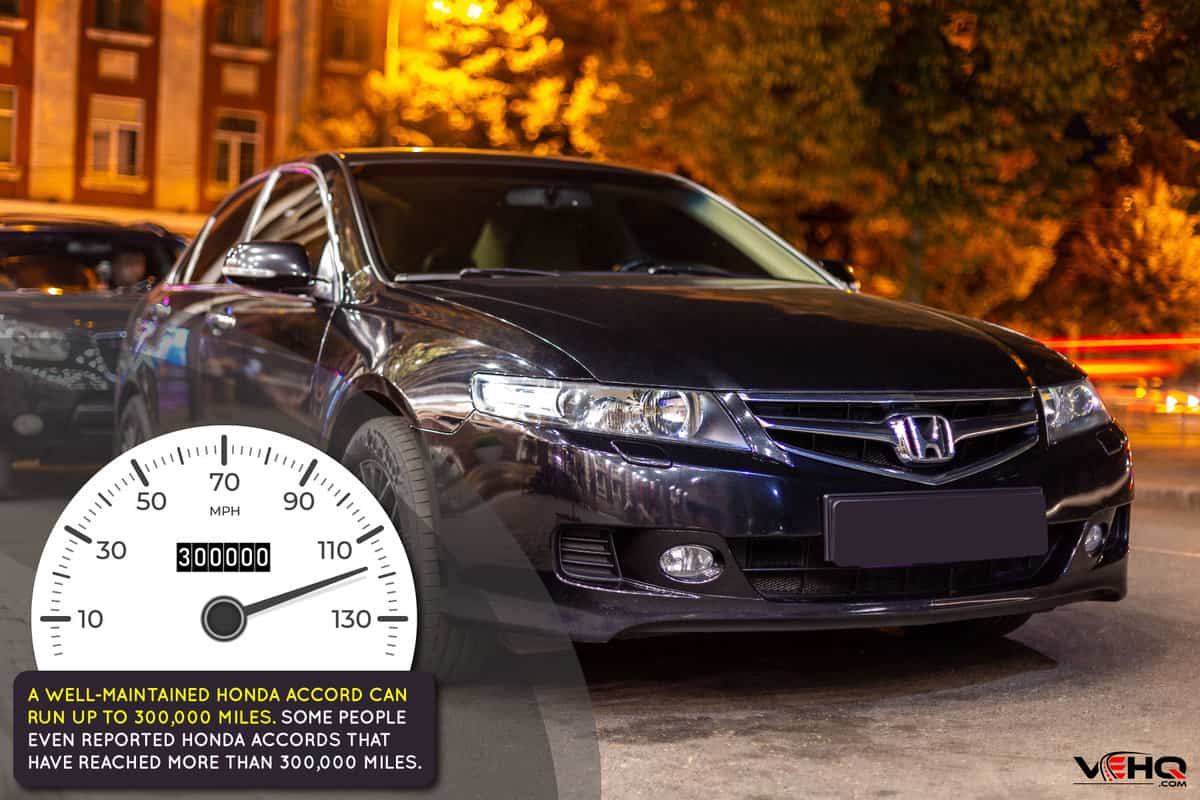 Photo of black Honda Accord on the street night time, How-Many-Miles-Can-A-Honda-Accord-Last