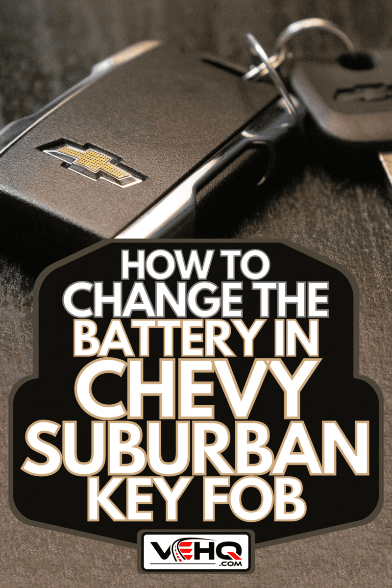 A Chevrolet keys on black wood table, How To Change The Battery In Chevy Suburban Key Fob
