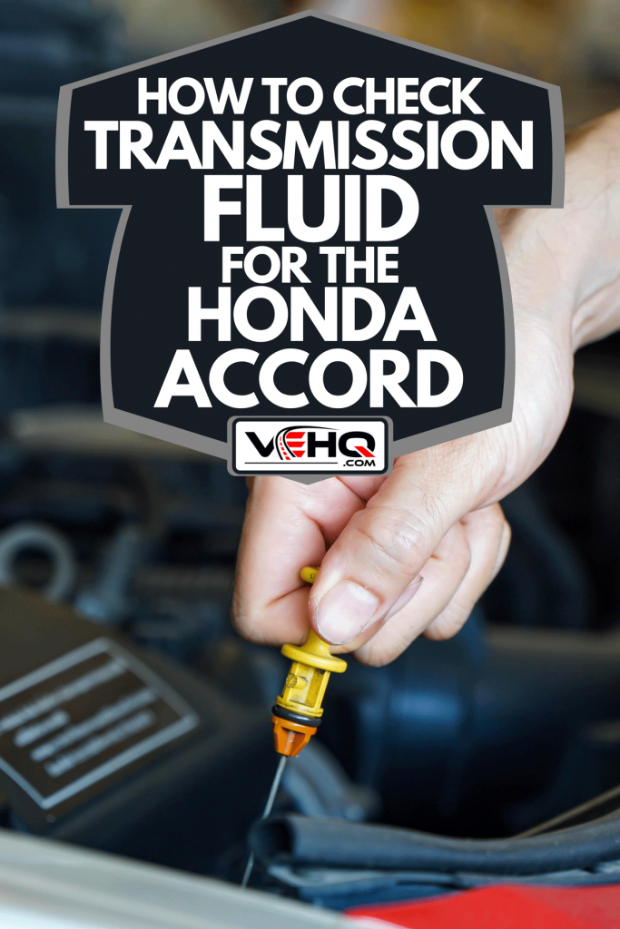 A mechanic checking the level of oil in a car, How To Check Transmission Fluid For The Honda Accord
