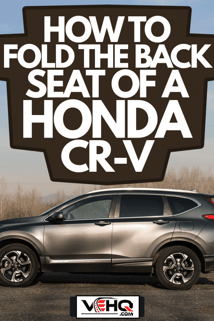 New Honda CR-V 4x4 in grey colour in nature with blue sky in background, How To Fold The Back Seat Of A Honda CR-V