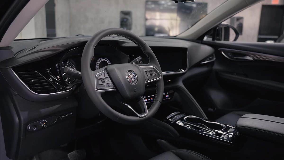 Interior of a Buick Envision Avenir