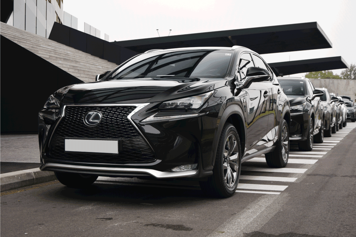 Lexus NX at the international press launch. The cars waiting on the parking before the first tests drives. How To Change Clock In A Lexus NX