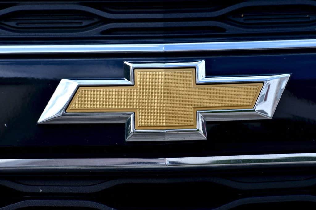The Chevrolet Emblem of a Suburban SUV