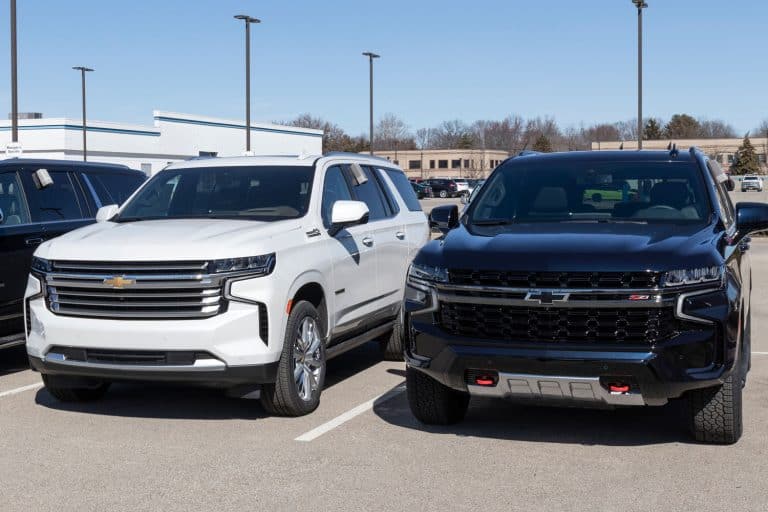 Two different trims of Chevrolet Suburbans at a dealership, Chevy Suburban Won't Start - What Could Be Wrong?