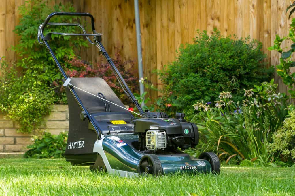 A Hayter Spirit 41 Self-Propelled Lawnmower, fitted with a Briggs and Stratton 450 E engine