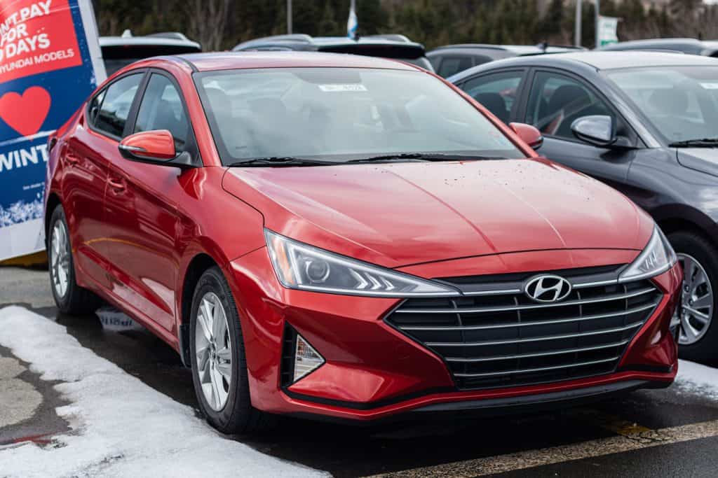 A Hyundai Elantra 20212 photographed at the parking lot, What's The Best Type Of Oil For A Hyundai Elantra?