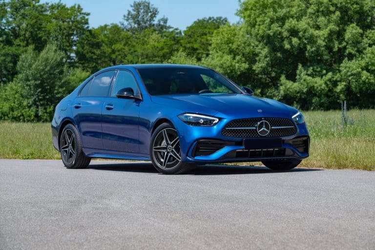 A blue Mercedes Class C parked on the side of the road, How Long Does a Mercedes C Class Last?