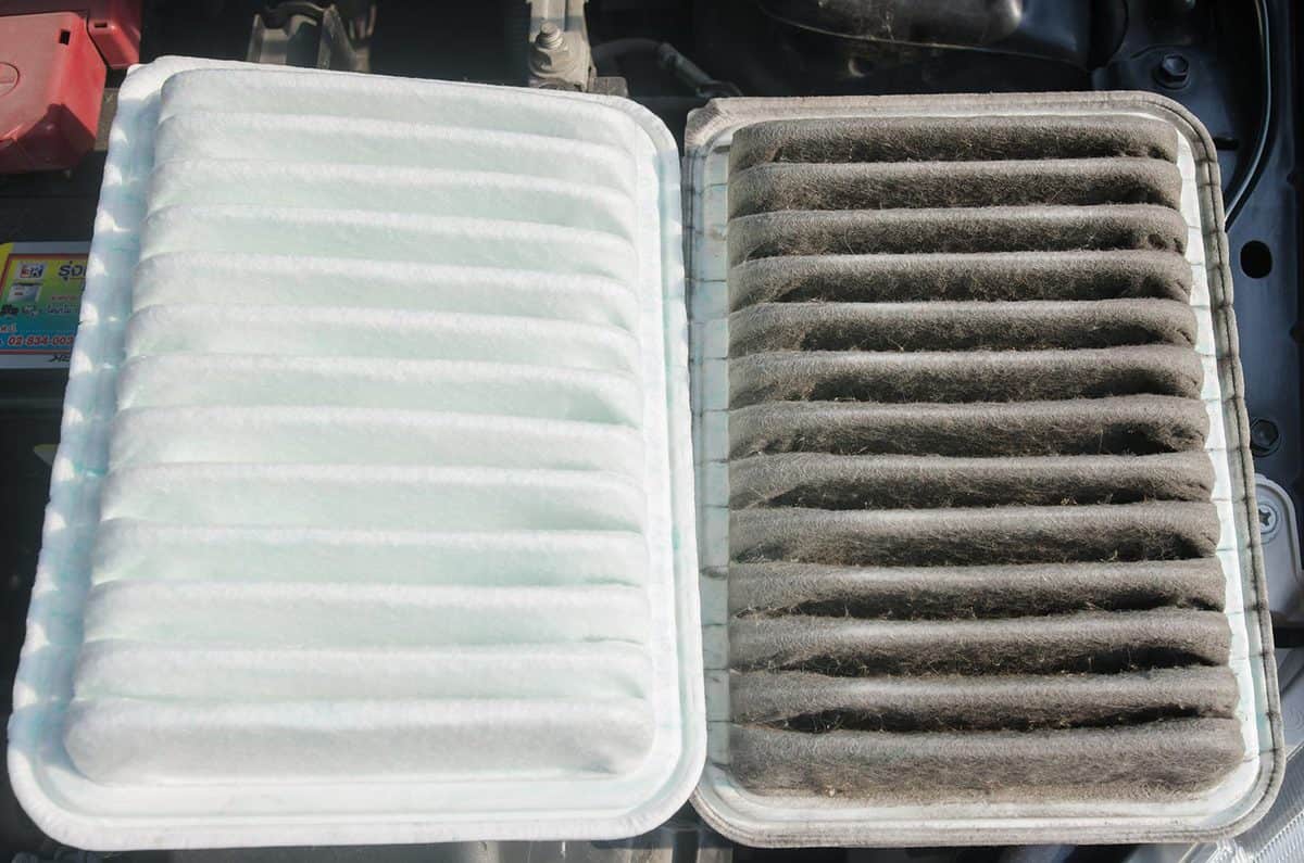 Dirty air clean filter for car