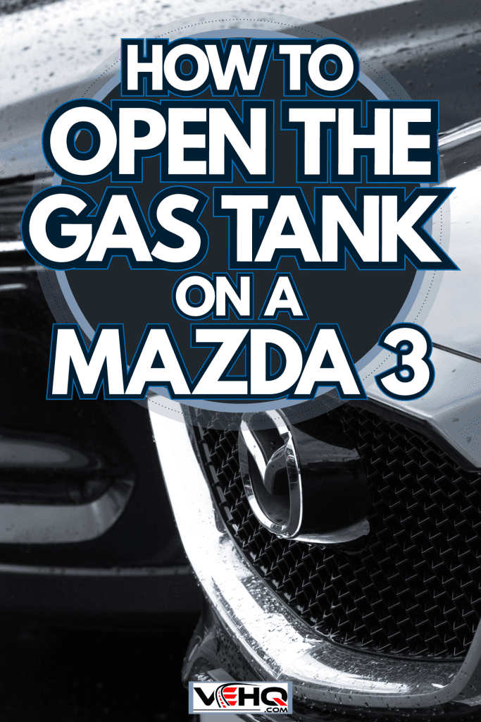 A line up of Mazda 3s at a dealership, How To Open The Gas Tank On A Mazda 3