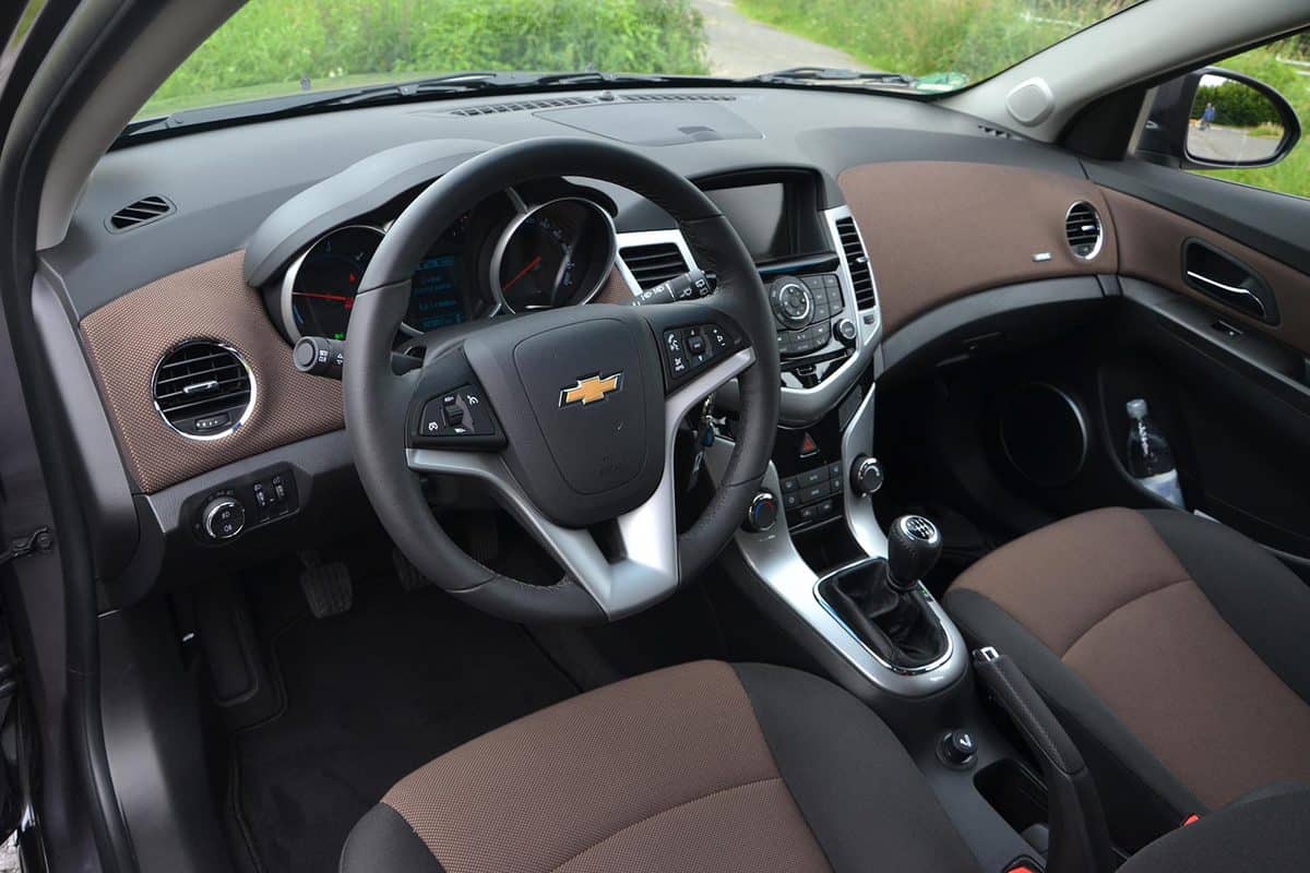 Interior in Chevrolet vehicle