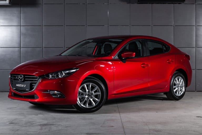 Mazda 3, front view. Photography of a modern car on a parking, How To Change The Battery In A Mazda 3 Key Fob