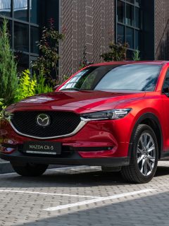 Mazda CX-5 in business district