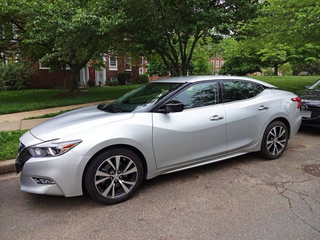 Nissan Maxima sport sedan was spotted in a quiet Northwest Washington DC neighborhood