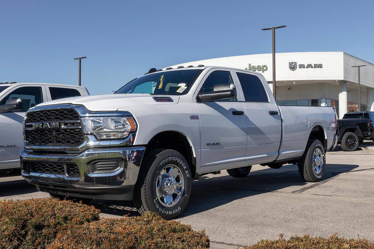 The Ram 2500 models include the Tradesman and Big Horn