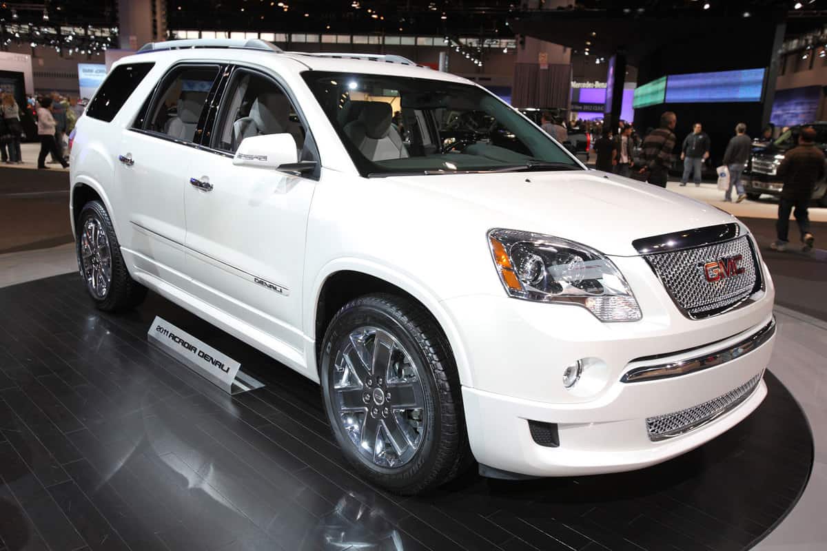 The GMC Acadia presentation at the Annual Chicago Auto Show on February 15, 2011 in Chicago, IL.