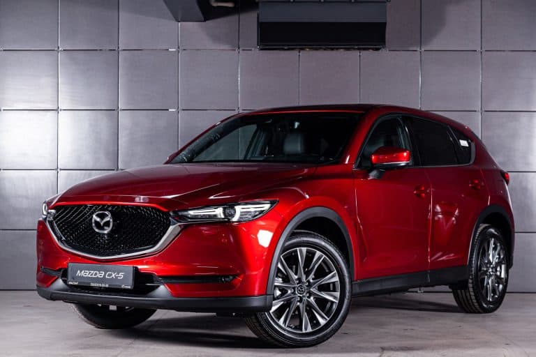 red Mazda CX-5, front view. - How Long Will A Mazda CX-5 Last [Inc. Engine, Battery And Brakes]