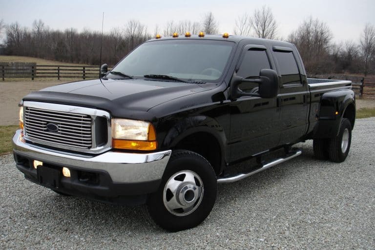 Big black dual rear tire diesel truck - How Wide Is A Dually Truck