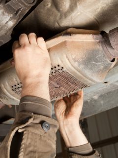 Catalytic Converter Removal at a Salvage Yard - Will A Car Pass Inspection With The Check Engine Light On