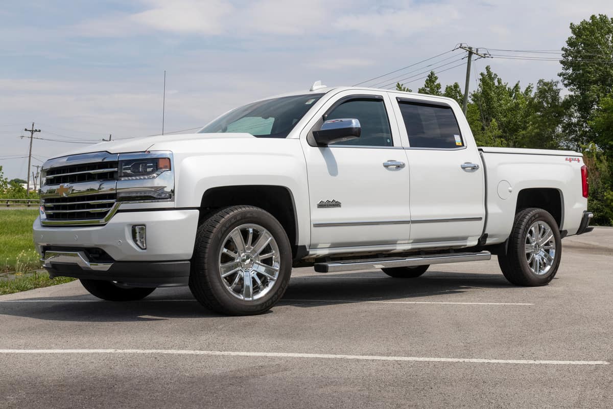 Chevy is a division of GM and offers the Silverado 1500 in WT, Custom, Custom Trail Boss, LT, RST, LT Trail Boss, LTZ, and High Country versions.