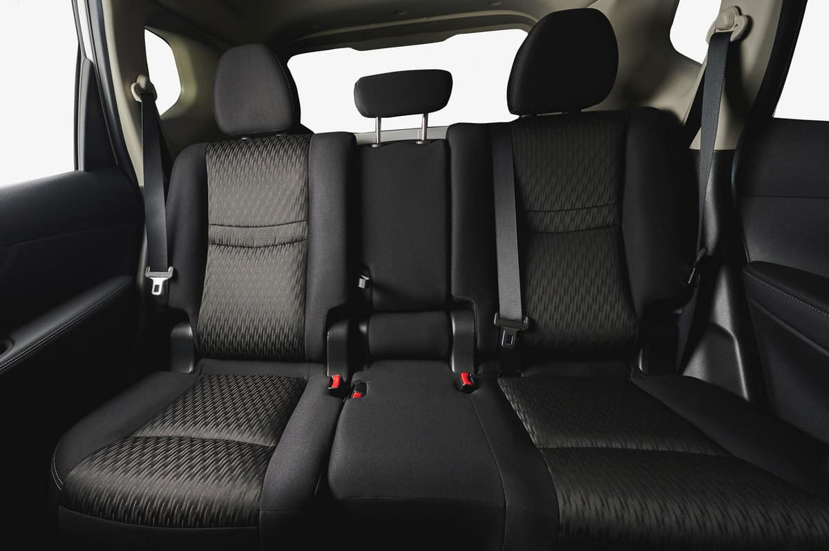 Cloth comfortable rear clean car seat of modern suv