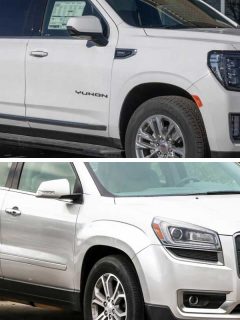 Comparison between GMC Acadia SLT and SLE, GMC Acadia SLT Vs. SLE: What's The Difference?