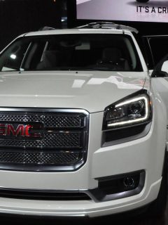 A GMC Acadia Denali at the auto show, How To Fix The Shift To Park Message On A GMC Acadia