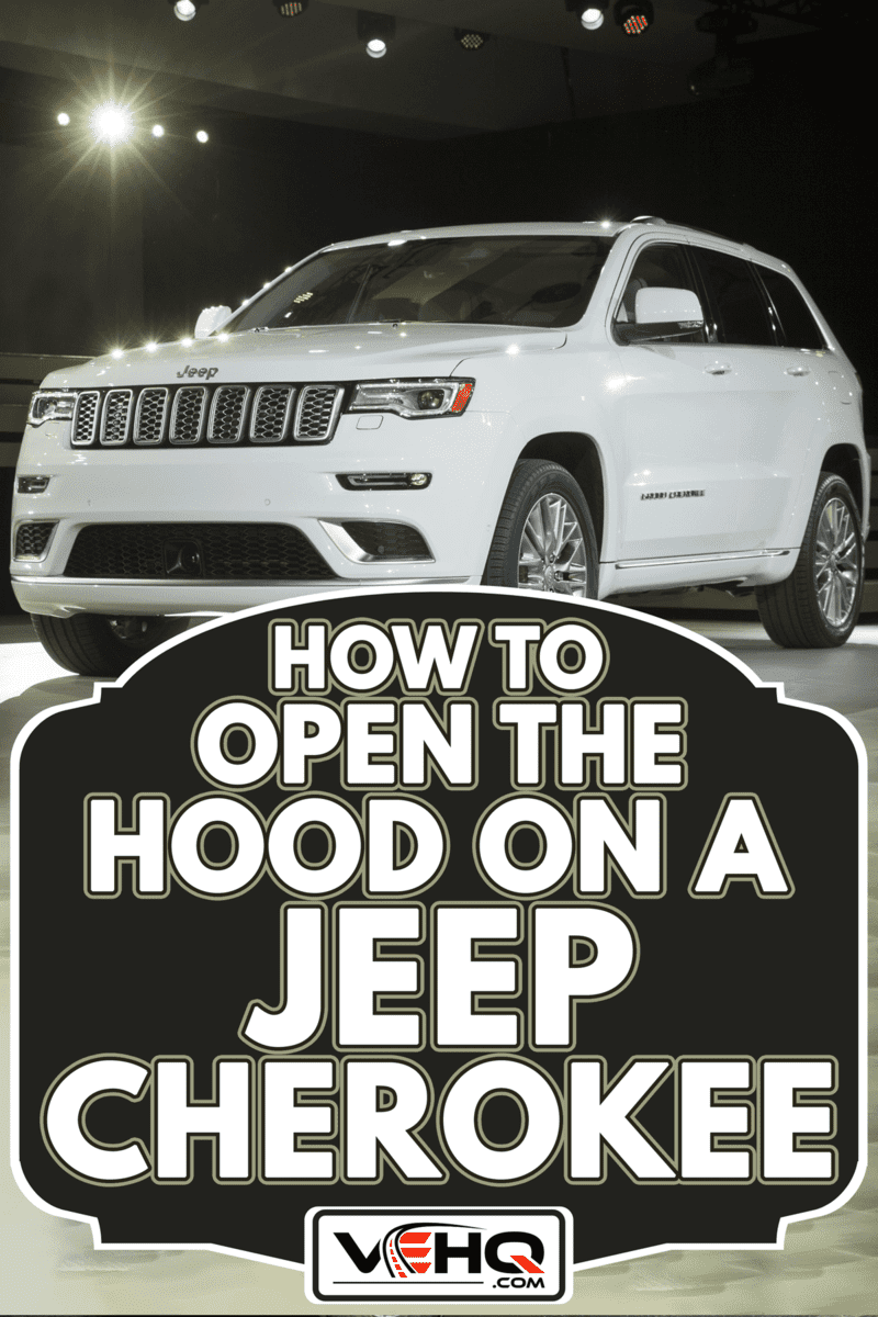 Jeep Grand Cherokee Summit car on display at New York international auto show, How To Open The Hood On A Jeep Cherokee