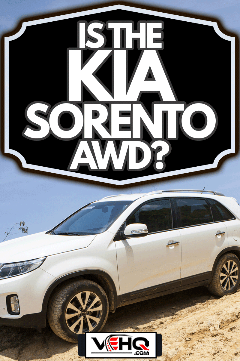 Kia New Sorento car is running on the mountain road in test drive, Is The Kia Sorento AWD?