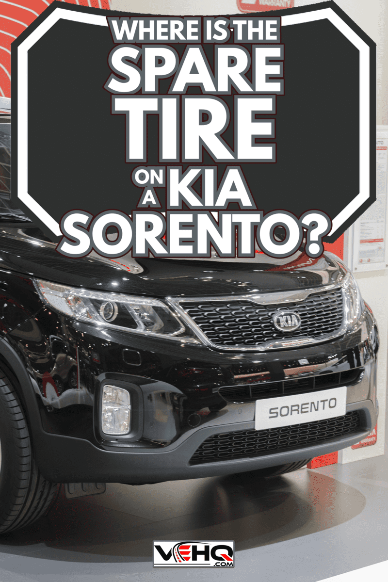Kia Sorento Sports Utility Vehicle (SUV) on display - Where Is The Spare Tire On A Kia Sorento