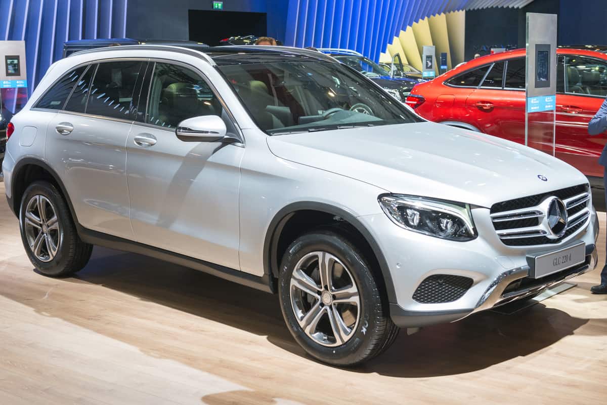 Mercedes-Benz GLC-Class is a small luxury SUV front view
