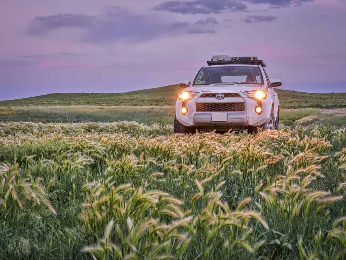 Toyota 4Runner SUV (2016 Trail edition) at dusk