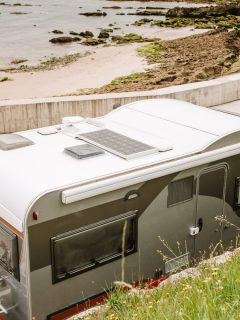 A motor home with a solar panel - 5 Best Rubber Roofs For Your RV