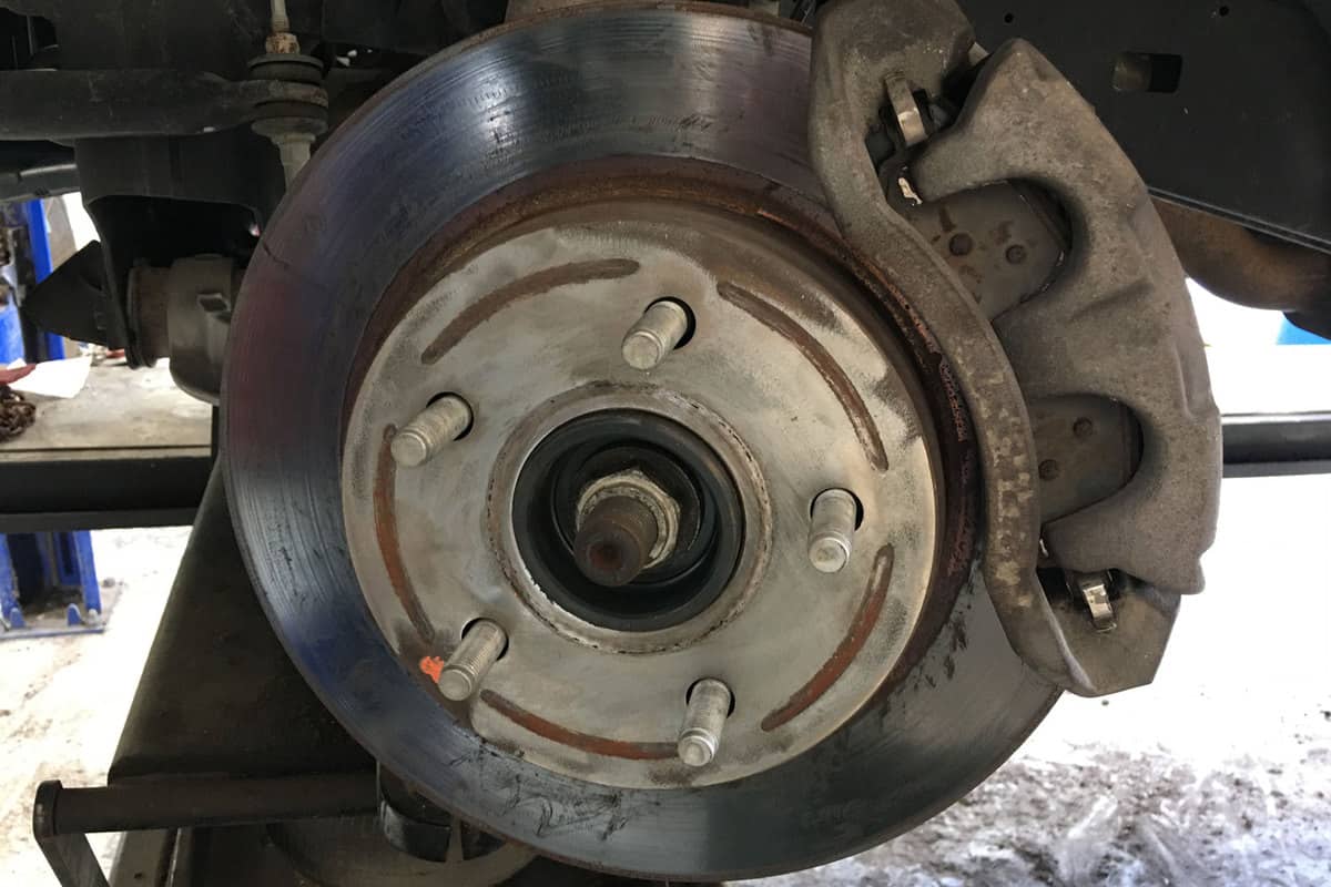 A newly restored car brake disk