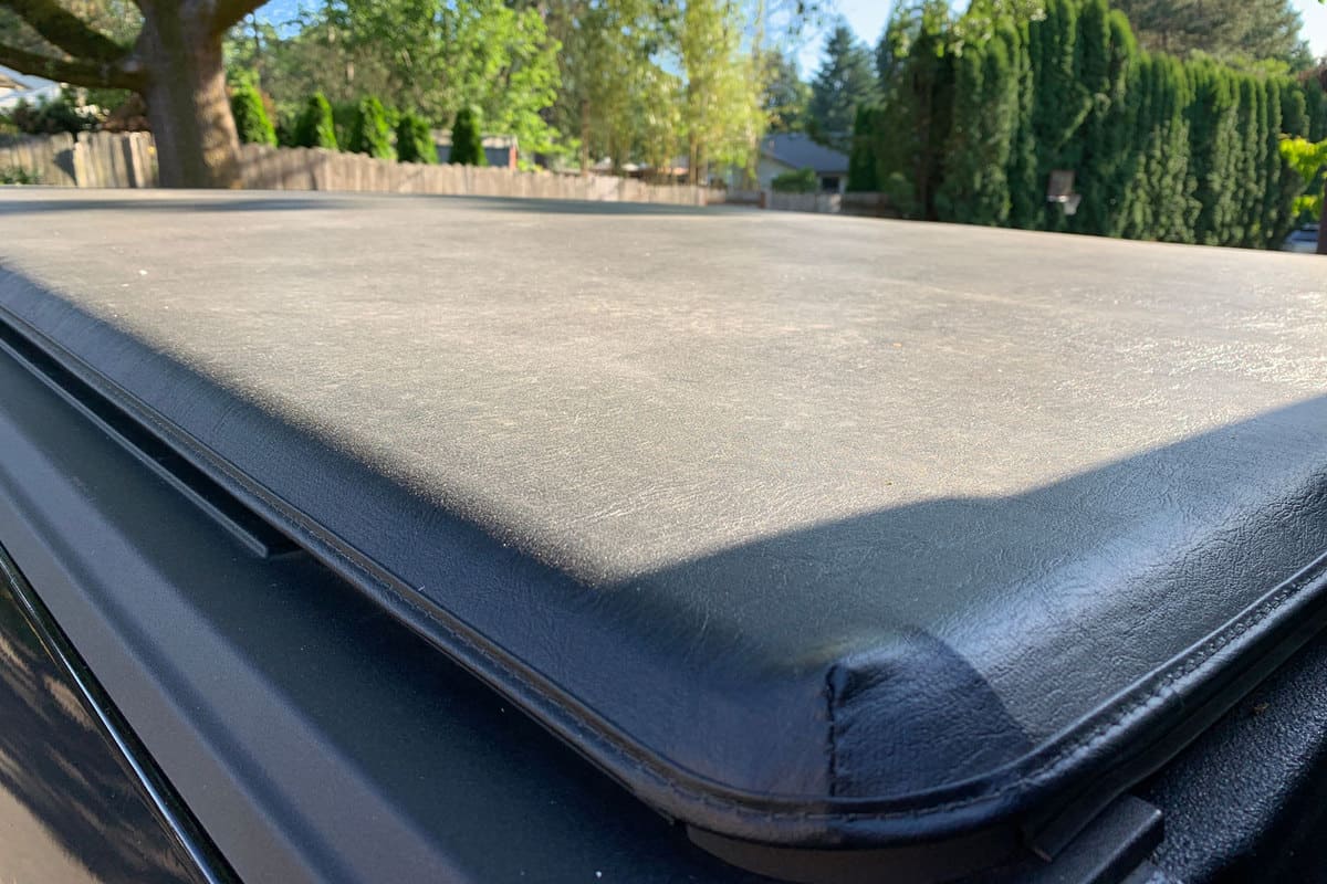 A truck bed cover