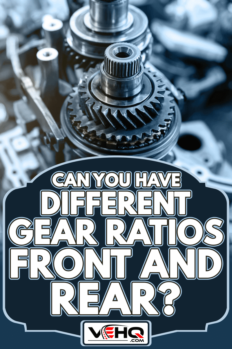 Disassembled car automatic transmission gear part on workbench at garage, Can You Have Different Gear Ratios Front And Rear?