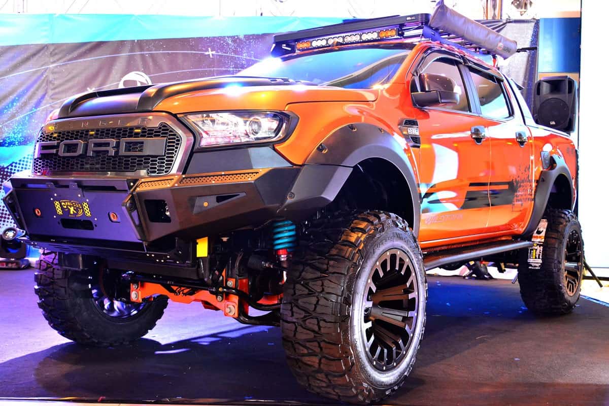 Customized Ford Ranger pick up at Manila International Auto Show