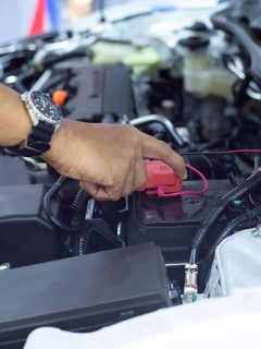 Hands of car mechanic working in battery check, Do Car Batteries Typically Come Charged?