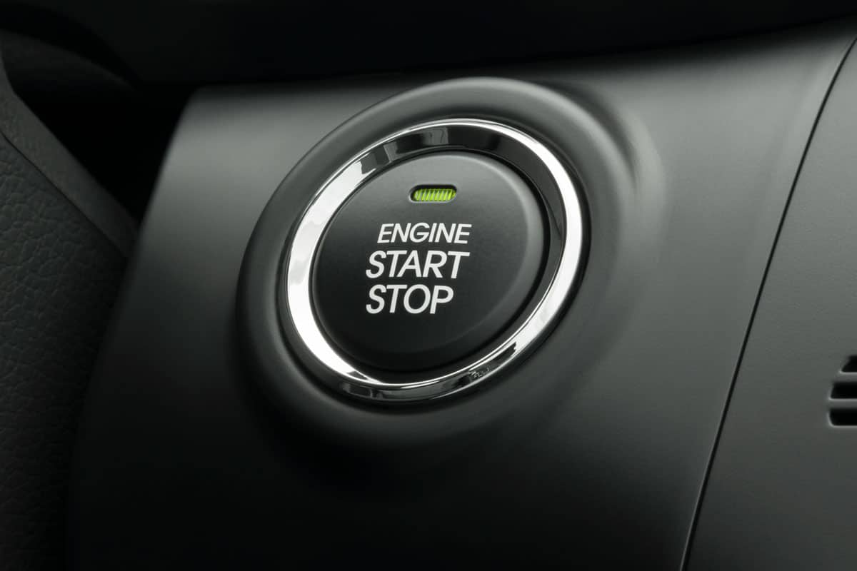 Keyless smart key engine startstop button